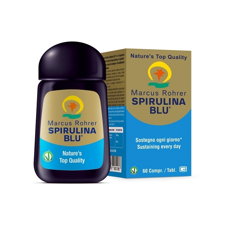 Marcus Rohrer Spirulina Blu Antiossidante 60 Compresse - Vitamine e sali minerali - 986785071 - Marcus Rohrer - € 22,35