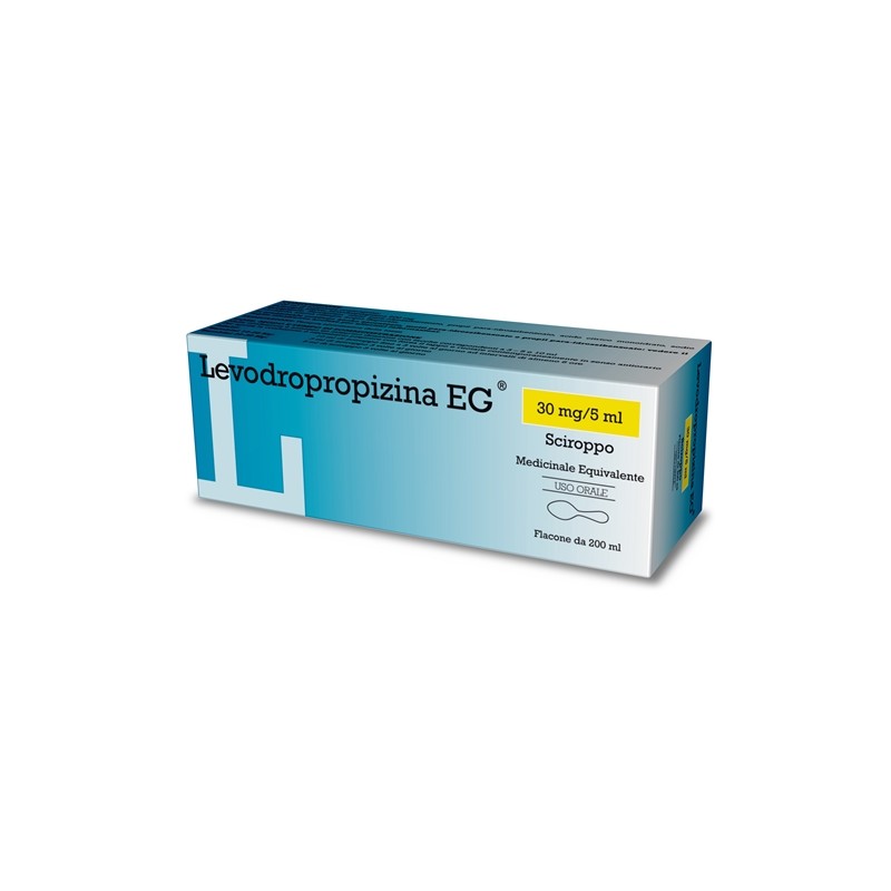 Levodropropizina Eg 30 Mg/5 Ml Sciroppo - Farmaci per tosse secca e grassa - 039732021 - Eg - € 8,06