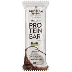 Wildfarm Protein Bar Cocco e Cioccolato al Latte 40 G - Barrette ed alimenti per sportivi - 986014278 - Wildfarm Superfood - ...