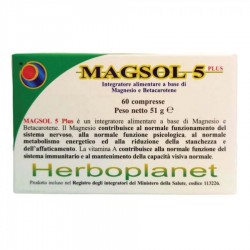 Herboplanet Magsol 5 Plus 60 Compresse Herboplanet - 1