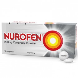Nurofen Ibuprofene 200 mg Antidolorifico 12 Compresse - Farmaci per dolori muscolari e articolari - 025634015 - Nurofen - € 3,32