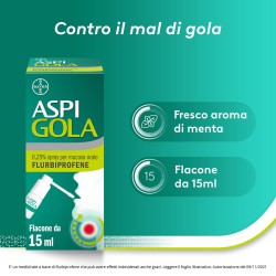 Aspi Gola Flurbiprofene Irritazioni Del Cavo Orofaringeo 15 Ml - Farmaci per mal di gola - 041513021 - Aspi Gola - € 5,54