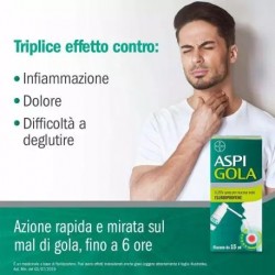 Aspi Gola Flurbiprofene Irritazioni Del Cavo Orofaringeo 15 Ml - Farmaci per mal di gola - 041513021 - Aspi Gola - € 5,54