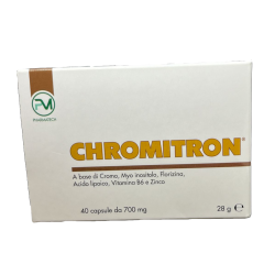 Chromitron Integratore di Cromo 40 Capsule - Vitamine e sali minerali - 978919619 - Piemme Pharmatech Italia - € 23,90