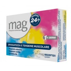Mag Ricarica 24 Ore Per Spossatezza E Tensione Muscolare 10 Bustine - Vitamine e sali minerali - 942849403 - Mag - € 11,44