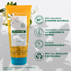 Klorane Polysianes Shampoo Doccia Doposole Al Monoi 200 Ml - Bagnoschiuma e detergenti per il corpo - 977021880 - Klorane Pol...