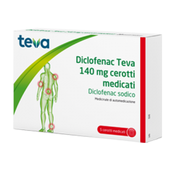 Teva B. V. Diclofenac Teva Cerotti Medicati - Farmaci per mal di schiena - 038721015 - Teva B. V. - € 10,95