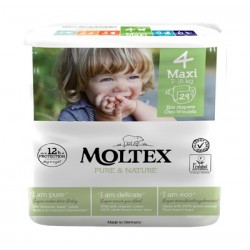 Ontex Pannolini Moltex Pure & Nature Maxi 7-14 Kg Taglia 4 29 Pezzi - Pannolini - 979418682 - Ontex - € 11,67
