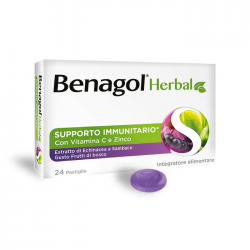 Benagol Herbal per il Mal di Gola 24 Pastiglie Frutti di Bosco - Integratori per mal di gola - 983032071 - Benagol - € 11,20
