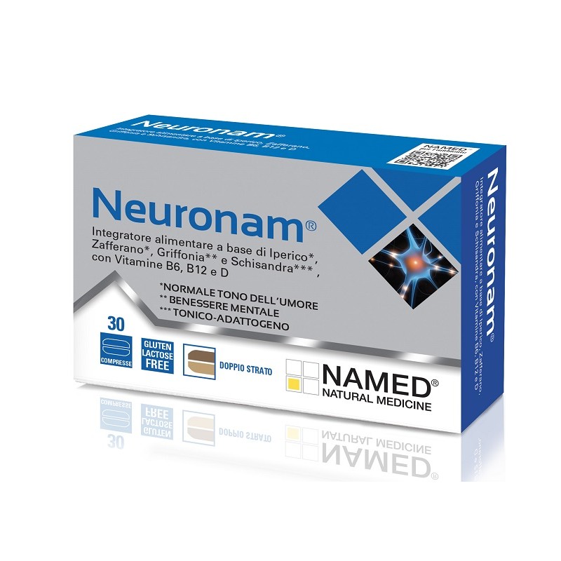 Named Neuronam 30 Compresse - Integratori per concentrazione e memoria - 981475369 - Named - € 20,72