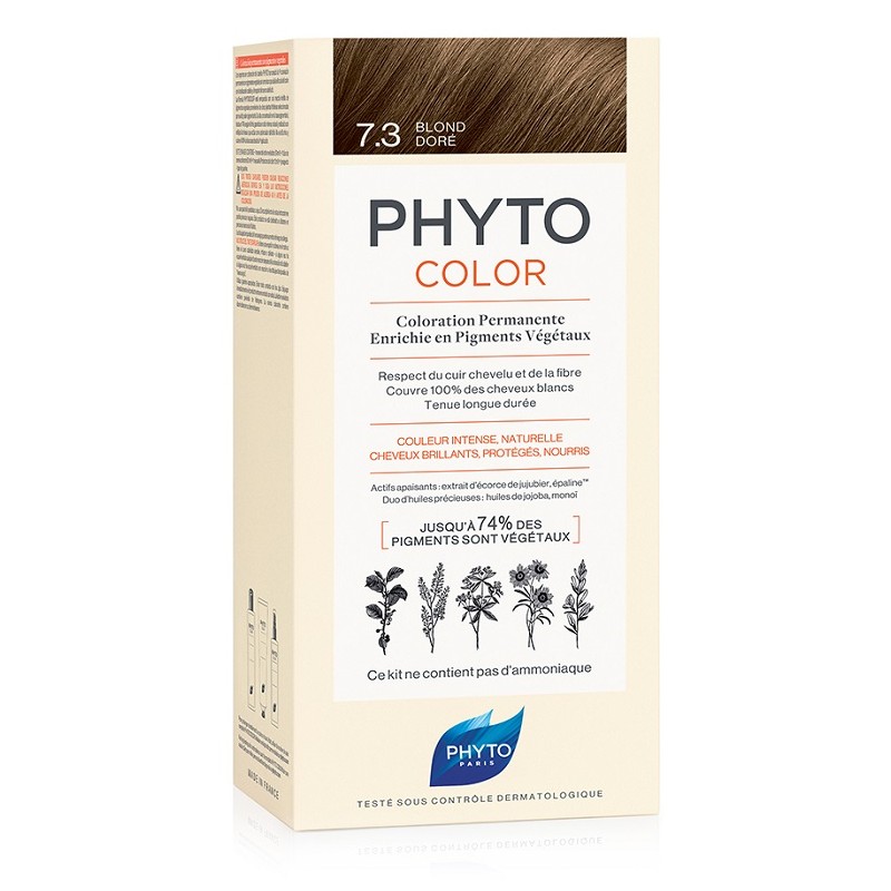 Phytocolor 7.3 Biondo Dorato 1 Latte + 1 Crema + 1 Maschera + 1 Paio Di Guanti - Tinte e colorazioni per capelli - 975181280 ...
