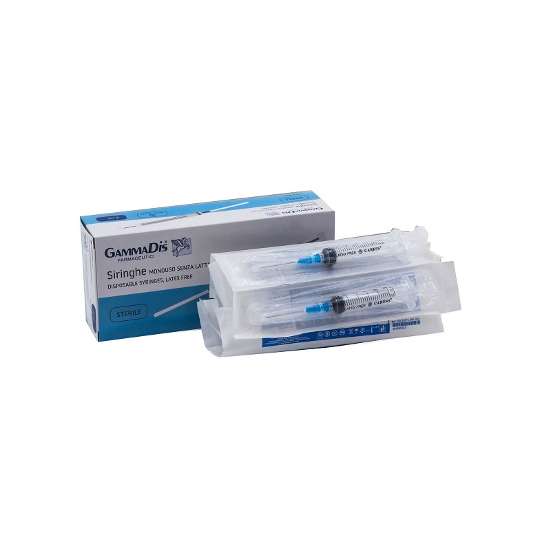 Gammadis Farmaceutici Siringa Soft Capacita' 5ml Ago Gauge 23 Confezione 10 Pezzi - Aghi e siringhe - 904360043 - Gammadis Fa...