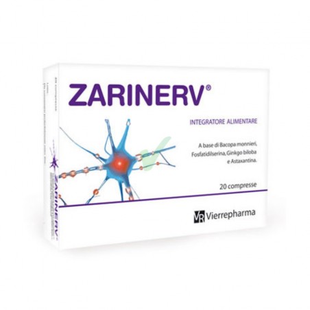 Zarinerv Integratore per Funzioni Cognitive 20 Compresse - Integratori per concentrazione e memoria - 935957454 -  - € 21,76