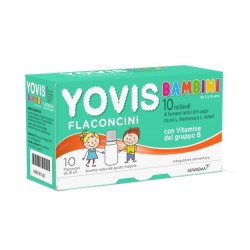 Yovis Fermenti Lattici per i Bambini Fragola 10 Flaconcini - Fermenti lattici - 980787168 - Yovis - € 10,95
