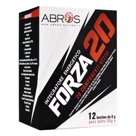 Abros Forza20 12 Bustine - Integratori per concentrazione e memoria - 938070291 - Abros - € 18,04