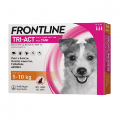 Frontline Tri-Act Spot-On Cani da 5 a 10 Kg 3 Pipette - Prodotti per cani - 104672050 - Frontline - € 28,87