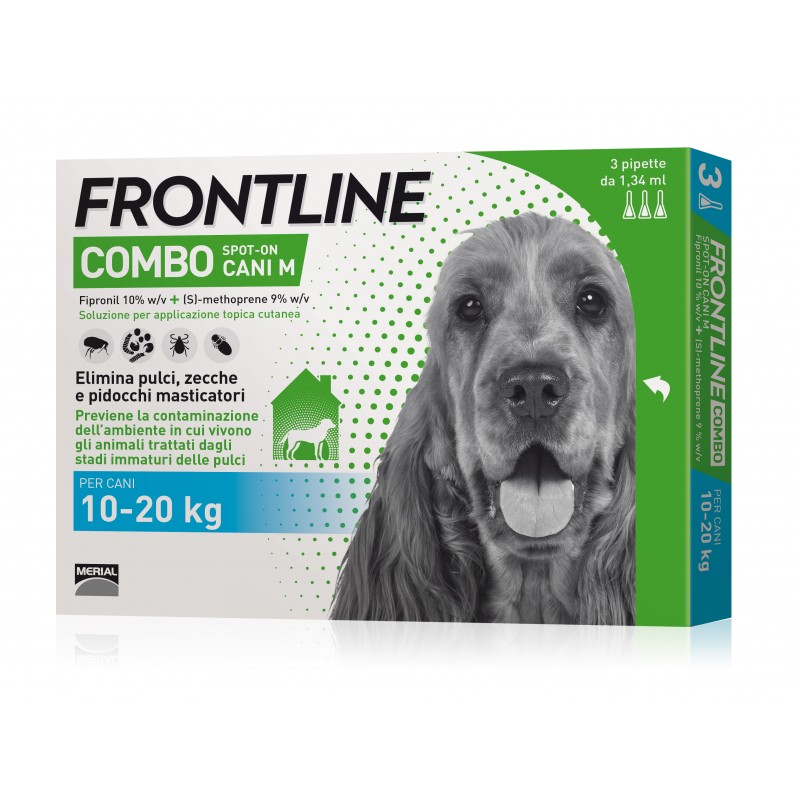Frontline Combo Spot-On Cani 10 a 20 Kg 3 Pipette - Prodotti per cani - 103655054 - Frontline - € 26,52