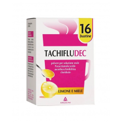Tachifludec per Influenza e Raffreddore 16 Bustine - Farmaci per febbre (antipiretici) - 034358059 - Tachifludec - € 9,77