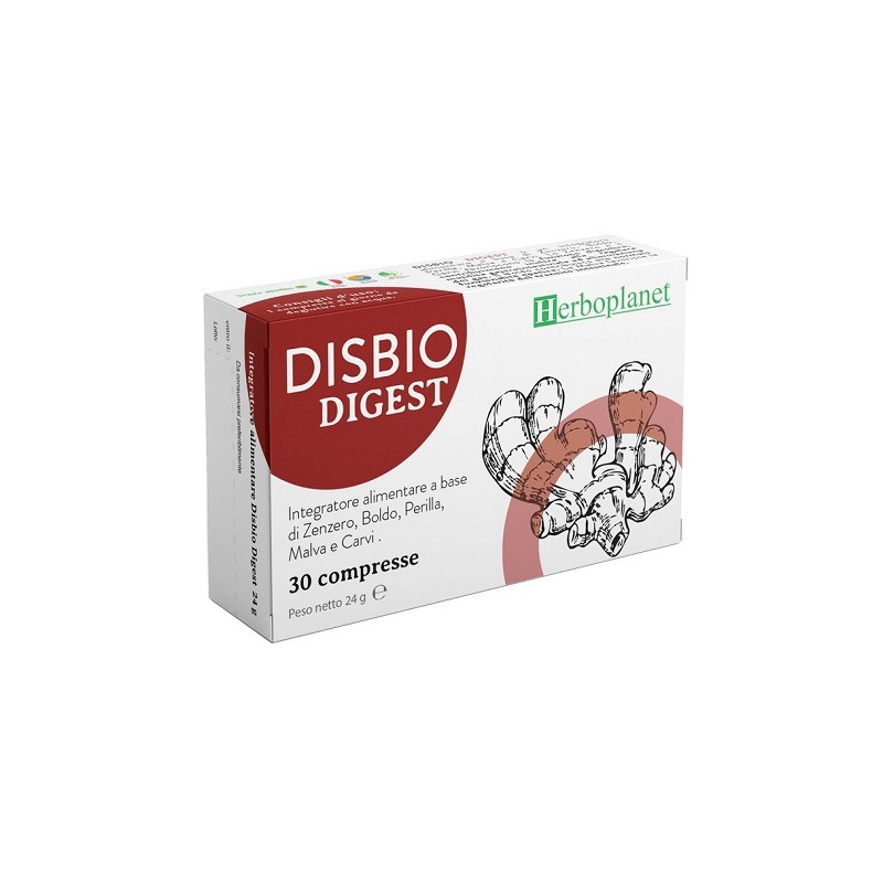 Herboplanet Disbio Digest 30 Compresse - Integratori per apparato digerente - 986116768 - Herboplanet - € 19,96