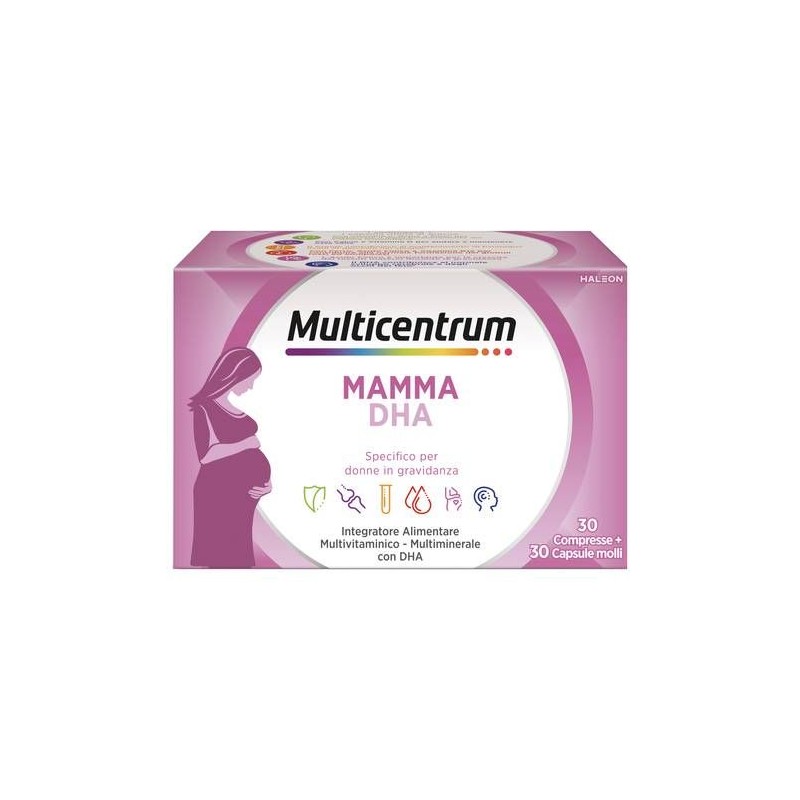 Multicentrum Mamma DHA Integratore Post-Parto 60 Pillole - Integratori per gravidanza e allattamento - 986699585 - Multicentr...