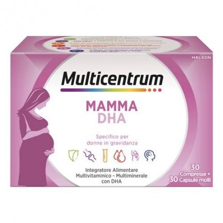 Multicentrum Mamma DHA Integratore Post-Parto 60 Pillole - Integratori per gravidanza e allattamento - 986699585 - Multicentr...