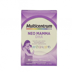 Multicentrum Neo Mamma DHA 30 Compresse + 30 Capsule Molli - Integratori per gravidanza e allattamento - 986699573 - Multicen...