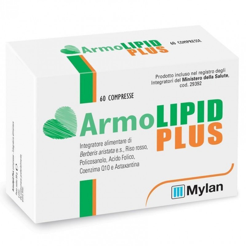 Armolipid Plus per il Controllo del Colesterolo 60 Compresse - Integratori per il cuore e colesterolo - 981378526 - ArmoLIPID...
