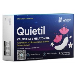 Logidex Quietil 30 Compresse Orosolubili - Integratori per umore, anti stress e sonno - 980450427 - Logidex - € 16,66