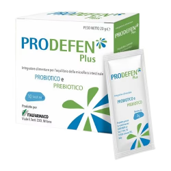 Prodefen D Plus Integratore Probiotico e Prebiotico 10 Bustine - Integratori di fermenti lattici - 983332976 - Italfarmaco - ...