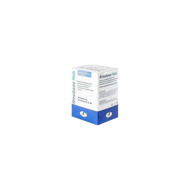 RINOBASE NEB 20 FLACONCINI MONODOSE 5 ML - Prodotti per la cura e igiene del naso - 975063482 -  - € 14,64