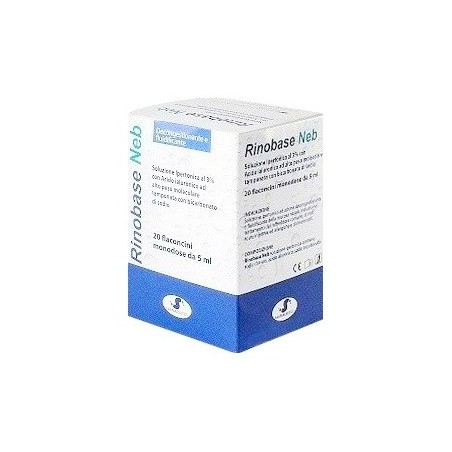 RINOBASE NEB 20 FLACONCINI MONODOSE 5 ML - Prodotti per la cura e igiene del naso - 975063482 -  - € 14,64