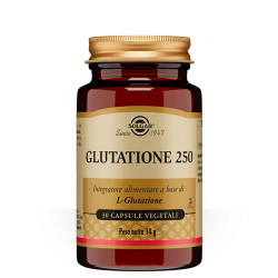 Solgar Glutatione 250 Antiossidante 30 Capsule Vegetali - Integratori antiossidanti e anti-età - 943320299 - Solgar - € 36,21