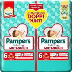 Fater Pampers Baby Dry Pannolino Mutandina Xl Duo Downcount 28 Pezzi - Pannolini - 985995644 - Fater - € 10,79