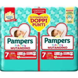 Fater Pampers Baby Dry Pannolino Mutandina Duo Downcount Xxl 26 Pezzi - Pannolini - 985995810 - Fater - € 14,20