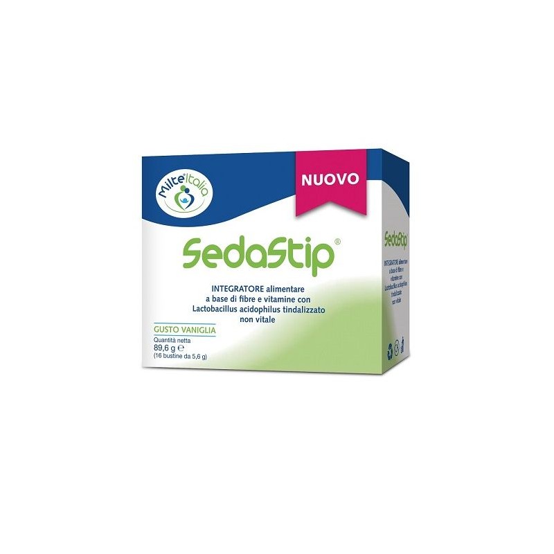Sedastip per Favorire il Transito Intestinale 16 Bustine Vaniglia Humana - 1