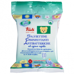 Trudi Salviettine Disinfettanti Antibatteriche Azione Rapida 20 Salviette - Salviettine per bambini - 987318045 - Trudi - € 1,50