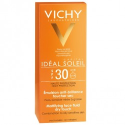 Vichy Idéal Soleil Viso Dry Touch SPF30 - 50 Ml - Solari - 921895645 - Vichy - € 10,65