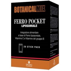 Promopharma Ferro Pocket Botanical Mix 20 Stick Da 2 G - Integratori multivitaminici - 984926764 - Promopharma - € 13,14