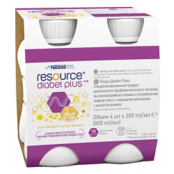 Nestle' It. Resource Diabet Plus Vaniglia 4 X 200 Ml - Rimedi vari - 927463164 - Nestle' It. - € 34,20