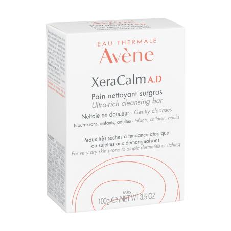 Avène XeraCalm A.D Pane Detergente Surgras Lenitivo e Nutriente 100 G - Trattamenti per dermatite e pelle sensibile - 9421204...