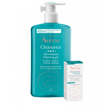 Avène Kit Cleanance Gel 400 Ml + Comedomed Concentrato 5 Ml - Trattamenti per pelle impura e a tendenza acneica - 986625008 -...