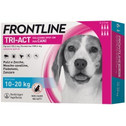 FRONTLINE TRI-ACT*spot-on soluz 6 pipette 2 ml 1.009,6 mg +135,2 mg cani da 10 a 20 Kg - Prodotti per cani - 104672098 -  - €...