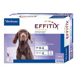 EFFITIX*spot-on soluz 4 pipette 2,20 ml 134 mg + 1.200 mg cani da 10 a 20 Kg - Prodotti per cani - 104680107 -  - € 29,25