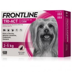 Frontline Tri-Act Spot-On Antiparassitario per Cani 2-5 Kg 6 Pipette Frontline - 2
