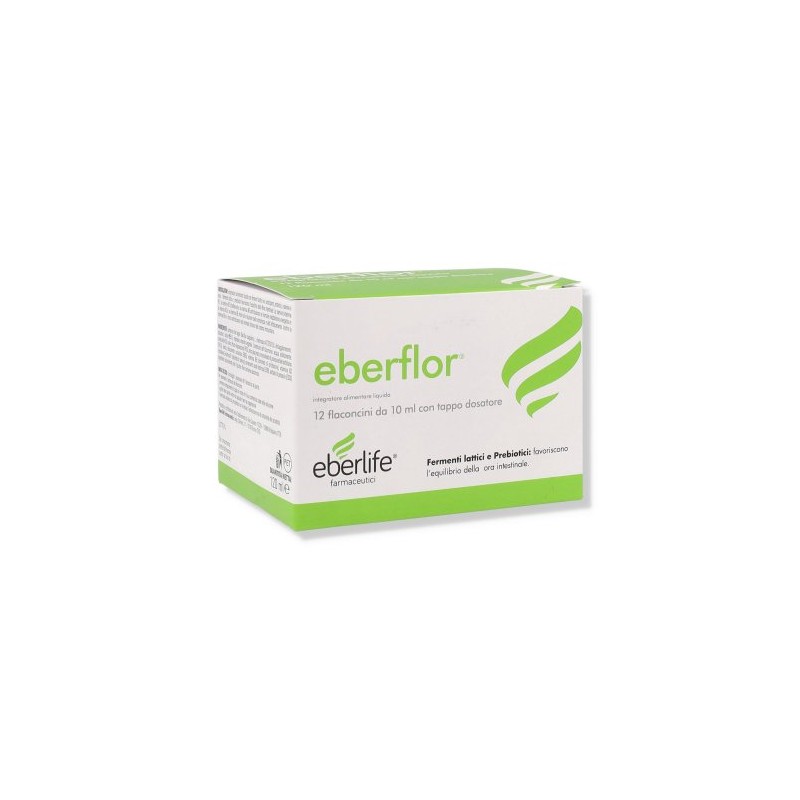 EBERFLOR 12 FLACONCINI DA 10 ML - Integratori di fermenti lattici - 979683620 -  - € 13,91