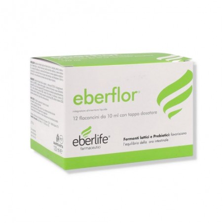 EBERFLOR 12 FLACONCINI DA 10 ML - Integratori di fermenti lattici - 979683620 -  - € 13,91