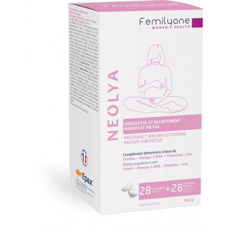 Laboratoires Bailleul S. A. Neolya 28 Compresse + 28 Capsule Molli - Integratori prenatali e postnatali - 978589911 - Laborat...