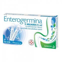 Enterogermina 2 Miliardi 5 Ml Fermenti Lattici 10 Flaconcini - Fermenti lattici - 013046038 - Enterogermina - € 10,05