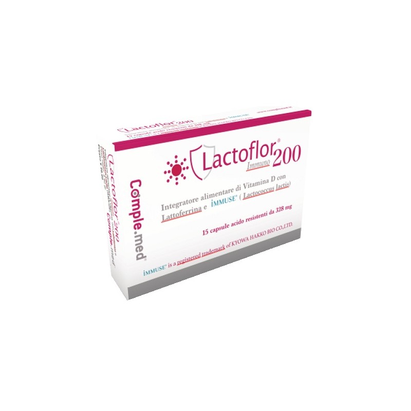 Comple. Med Lactoflor Immuno 200 15 Capsule - Integratori di fermenti lattici - 984897569 - Comple. Med - € 22,36