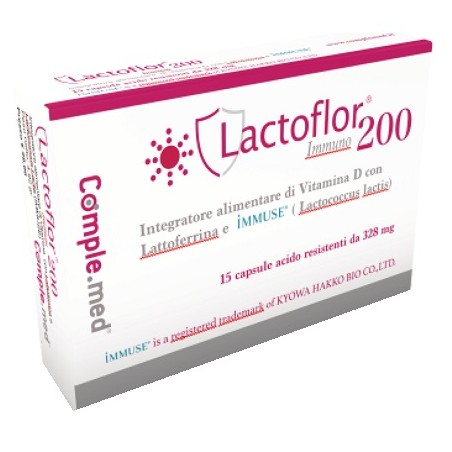 Comple. Med Lactoflor Immuno 200 15 Capsule - Integratori di fermenti lattici - 984897569 - Comple. Med - € 22,36